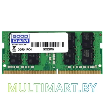Оперативная память GOODRAM 8GB DDR4 SODIMM PC4-19200 (GR2400S464L17S/8G)